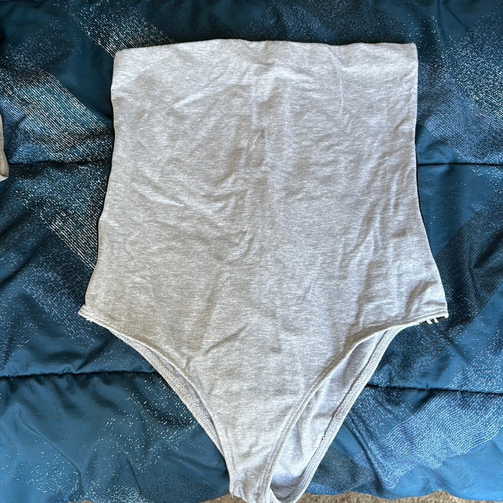 Large Gray bodysuit